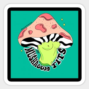 Mushroom Tits Sticker